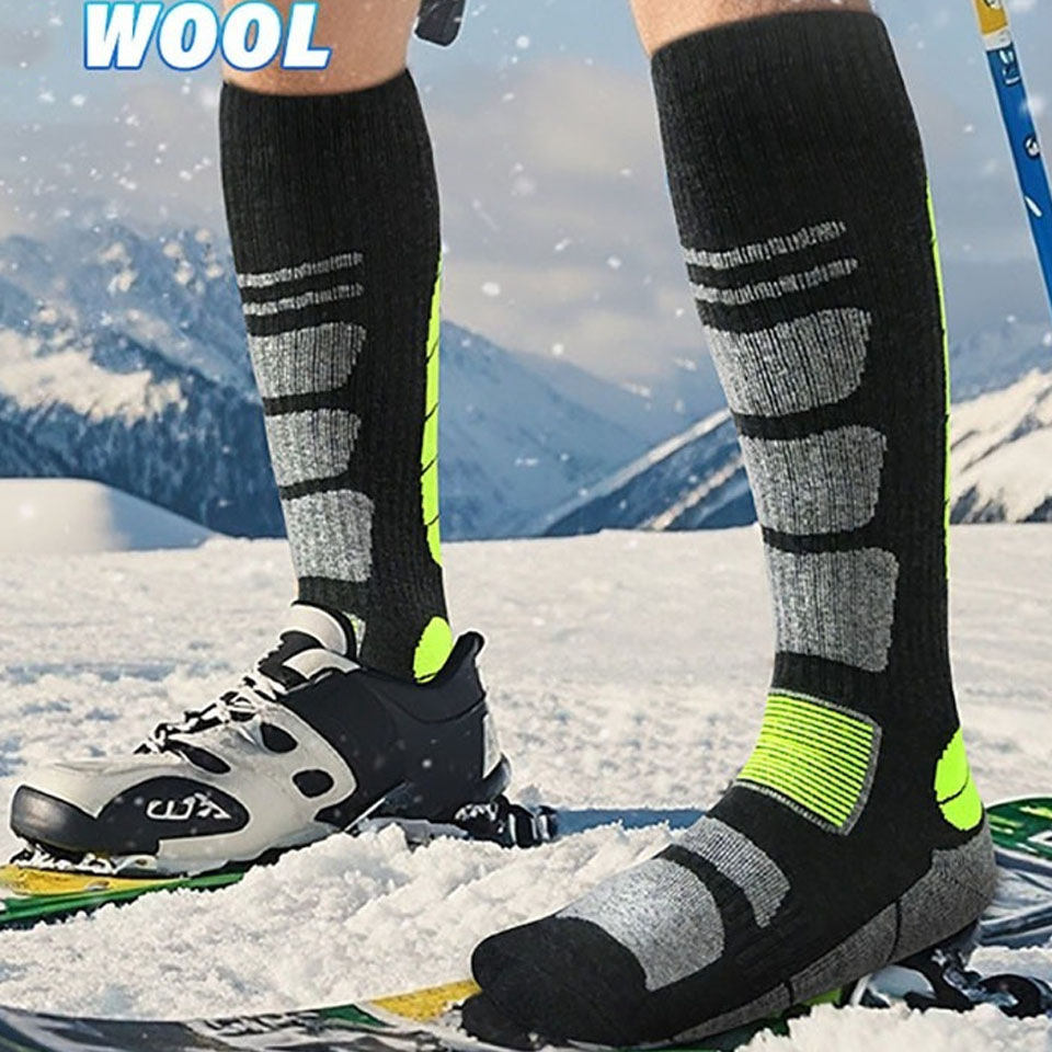 Wool Hiking Sock - GTUBIKE Meias térmicas de lã merino