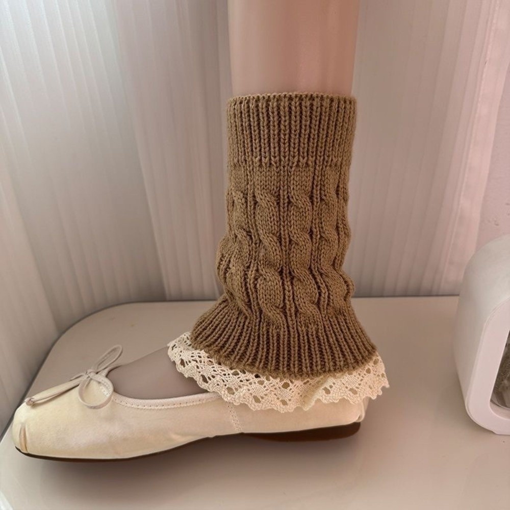 Polainas de malha com bainha d - Boot Sock Slouchy avaliação e preço