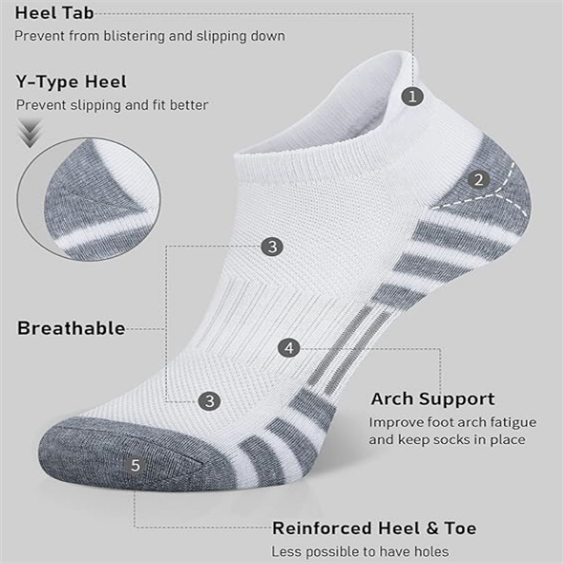6/24 Pares de Meias Esportivas - Athletic Sock Cushion avaliação e preço