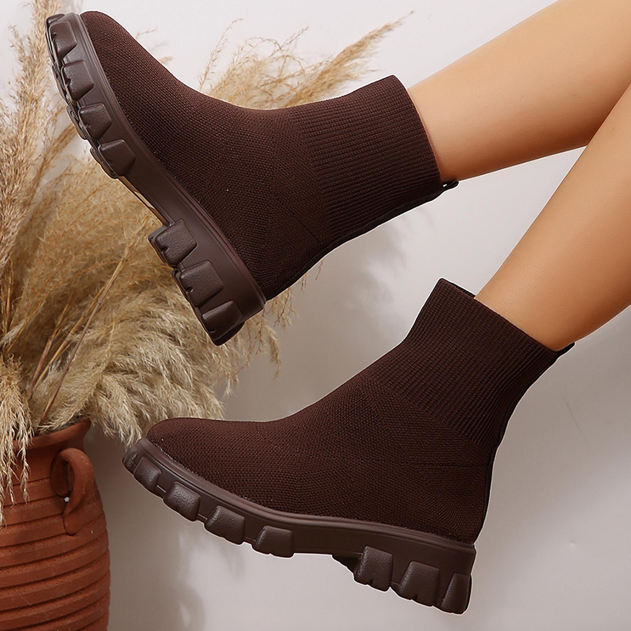 Botas de tornozelo femininas c - No Show Sock Women avaliação e preço