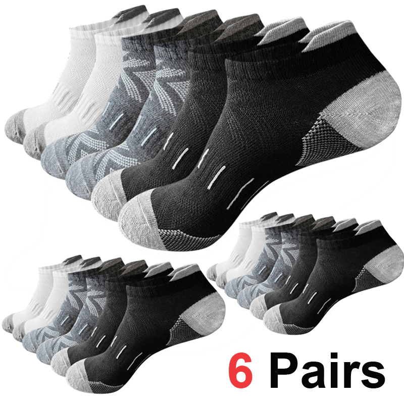 6/12 Pares de Meias Esportivas - Athletic Sock Cushion avaliação e preço