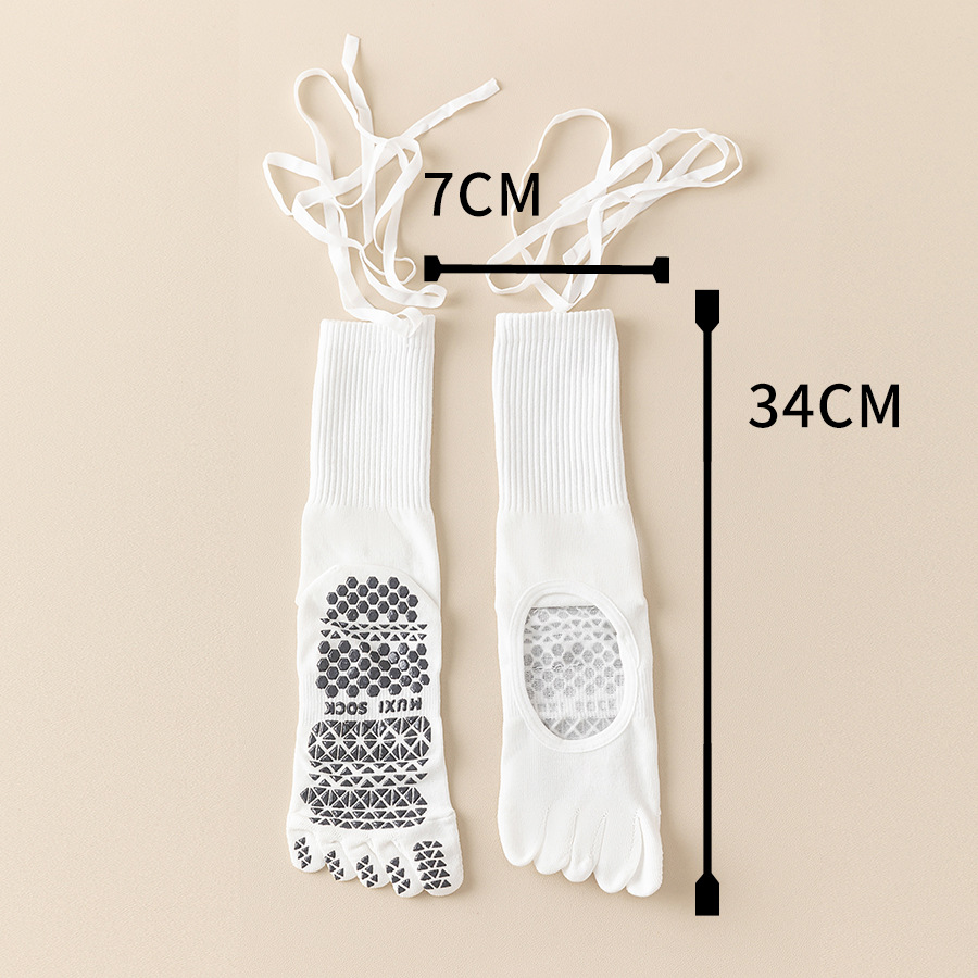 Meias de Yoga Femininas com Ca - Grip Sock Yoga avaliação e preço