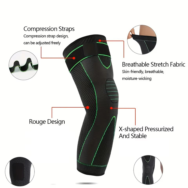 2 Peças de Joelheiras de Compr - Compression Sleeve Calf avaliação e preço